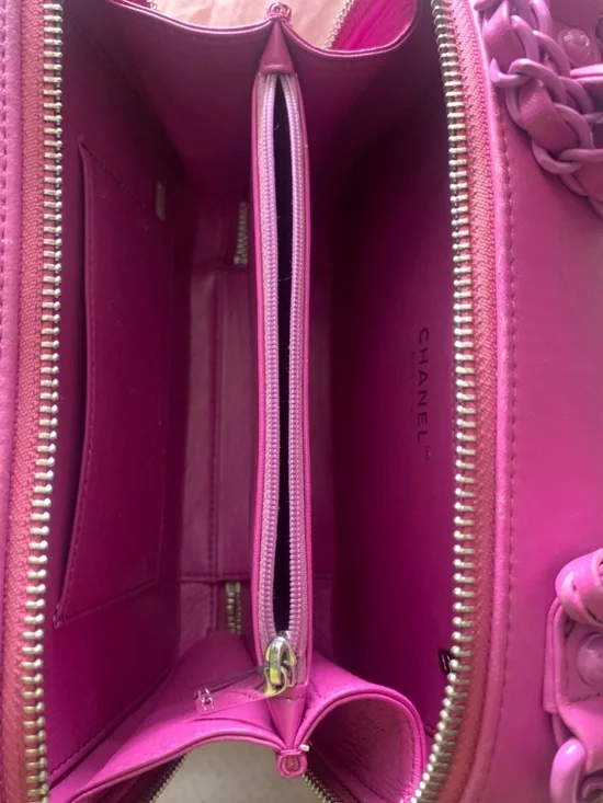 Chanel Purple/Lavender Quilted Lunch Box Bag - Picture 5 of 6